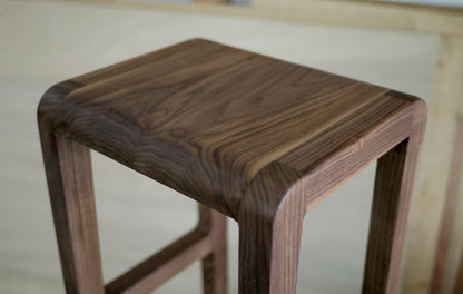 Walnut Bar Stool